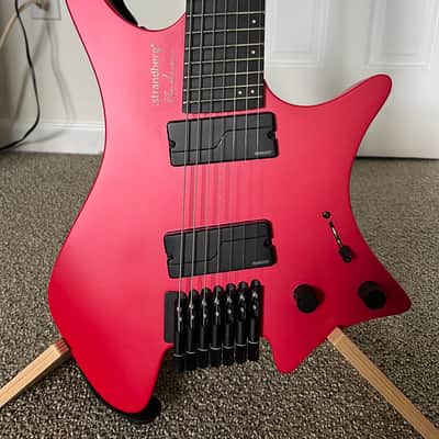 Strandberg Boden Metal NX 7 - Blood Red w/ Case, Strap and Stand image 2