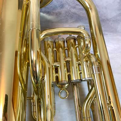 Unbranded 4 Valve Euphonium (Yamaha YEP-321 Copy) W/ Case Plays Great + See demo image 14