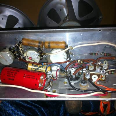 1953 Danelectro Commando 8x8 Little Walter Harmonica Amp, Tweed image 12