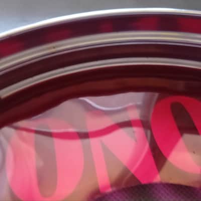 Sonor Bass drum hoops set 22" Phonic, Signature, Performer, Champion 80s - Ferromanganese chrome image 6