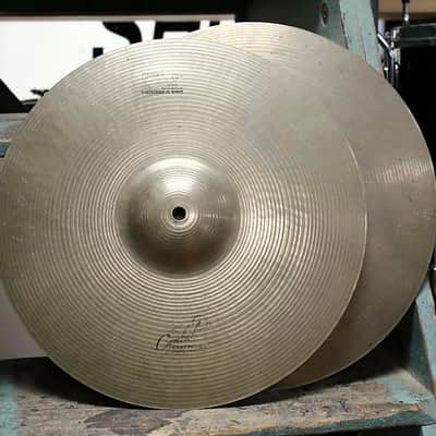1960s Paiste 14" Formula 602 Hi-Hats 998/1038g - Cymbal Craftsman Modified image 8