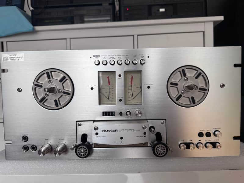 Pioneer RT-707 Auto Reverse Direct Drive Tape Recorder 80s - Perfect image 1