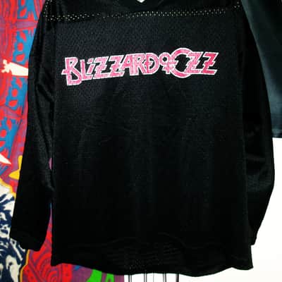 ozzy osbourne blizzard of ozz new 2000s m unisex long sleeve gym tee - black sabbath hard rock metal crazy train image 1