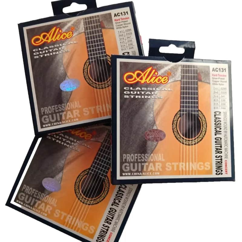 Alice Classical Spanish Guitar Strings 3 Set Bundle NYLON - 0.0285 - 0.044 image 1