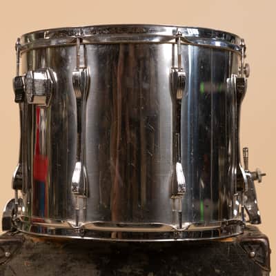 1970s Ludwig 12x15 Challenger II Metal Parade Snare Drum image 7
