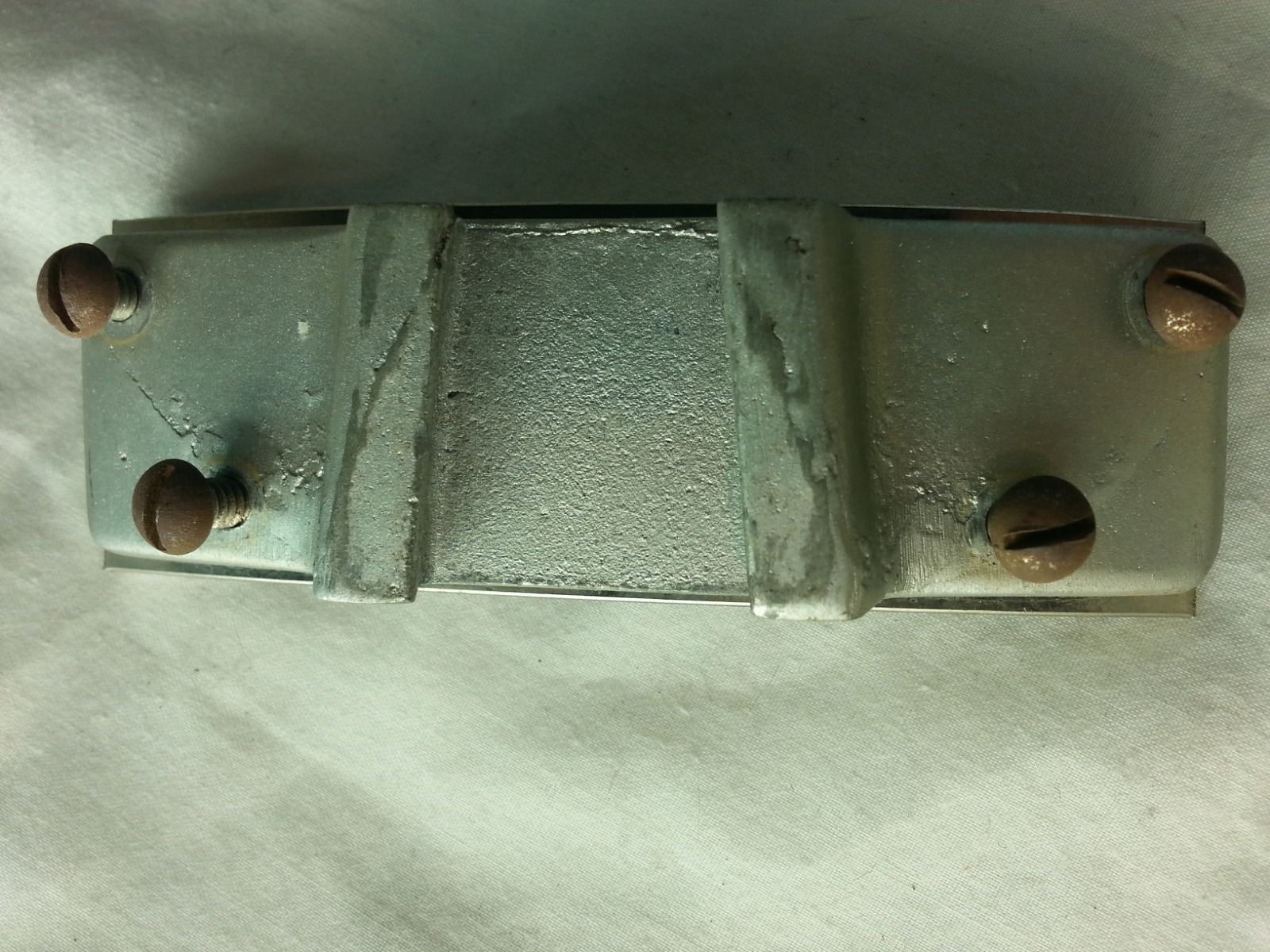 Leedy Tom Drum 4-Hole Mount Clip-Arm Holder Vintage 30s Elkhart,IN USA Aluminum — main photograph