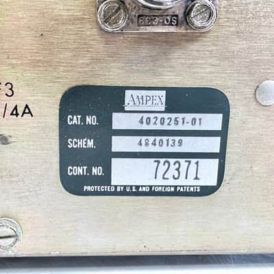 AMPEX AG-350 Tape Machine Vintage Preamp 4020251-06 image 9