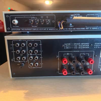 Vintage Pioneer A-8 Amplifier + T7 Tuner Gold Champagne Fresh Service! 90WPC🎶🔥 image 10