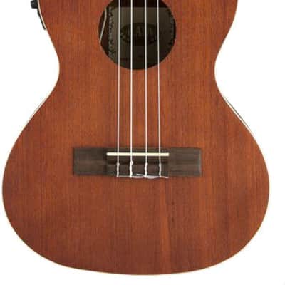 Kala KA-TE Satin Mahogany Tenor Acoustic-Electric Ukulele image 1