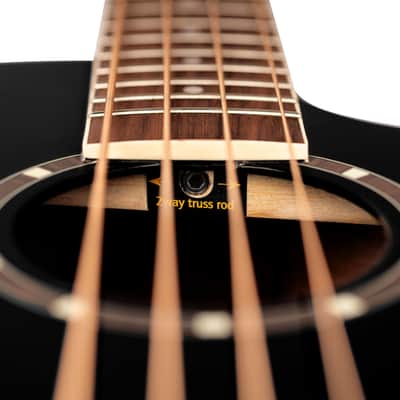 Ortega D8CE-4 Deep Series 8 Spruce Top Mahogany Neck Medium Scale 4-String Acoustic-Electric Bass Guitar image 12