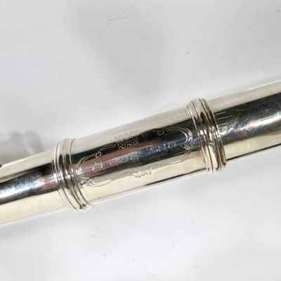 King Cleveland 610 Silver-Plated Open Hole Student Model Flute w/ Case image 8