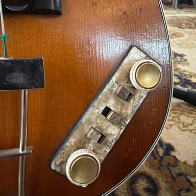 Hoefner 500/1 Relic 63" Beatles Bass 2015-2017 - Violin Sunburst image 2