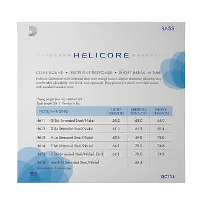 D'Addario Helicore Orchestral H610 3/4M image 2