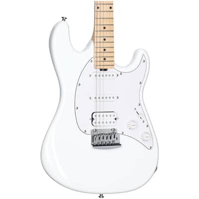 Sterling Intro Series Cutlass HSS Electric Guitar, Canvas White image 1