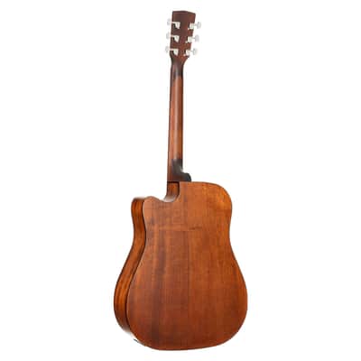 Cort EARTH60MCEOP Earth Series Dreadnought Venetian Cutaway Solid Mahogany Top Mahogany Neck 6-String Acoustic-Electric Guitar image 2
