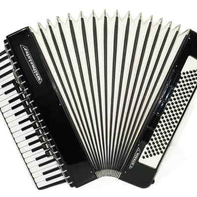 Weltmeister Stella Accordion 120 Bass, German Full Size Keyboard Piano Accordian, New Straps and Soft Bag for Gift, 2703 image 3
