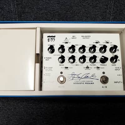 EBS Stanley Clarke Signature Acoustic Preamp - White image 2