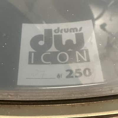 DW DREX6514SSG-R2 Collector's Series "R40" Neil Peart Signature Icon 6.5x14" Snare Drum 2016 - Black with Neil Peart Graphic image 5