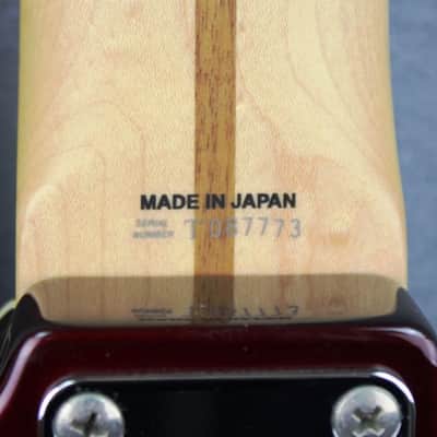 Fender Jazz Bass Aerodyne AJB-Deluxe LH 2008 - OCR Old Candy Apple Red - Left Hand JAPAN import image 9