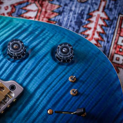 PRS USA Paul Reed Smith Modern Eagle V Wood Library "Blue Fade" (2024)@ image 10
