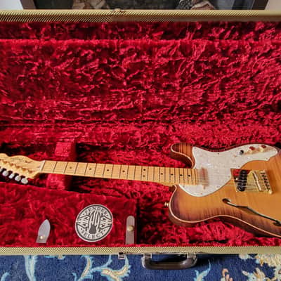 Fender American Select Telecaster Thinline 2013 - Violin Burst image 9