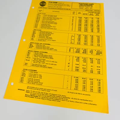 Atlas Sound Dealer Literature Package 1972 image 12