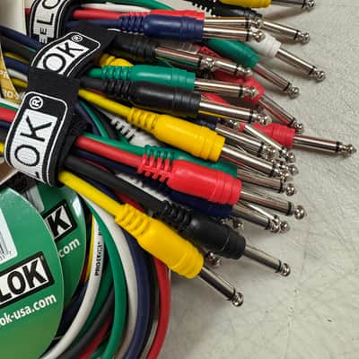 NEW 6-Pack Colored Pedalboard Patch Cables 1/4” 3-foot – Sky USA – Guitar Effects image 3