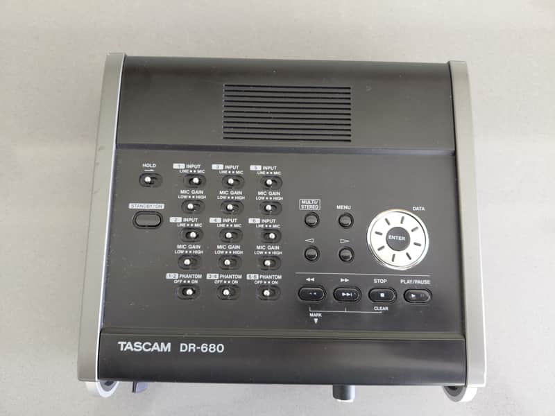 TASCAM DR-680 8-Track Portable Audio Recorder 2010s - Black image 1