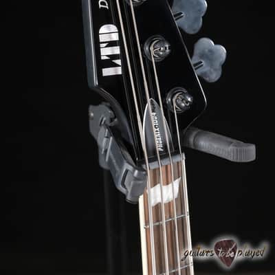 ESP LTD Deluxe Phoenix-1004 Bass Guitar – Black image 5
