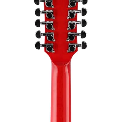 Ibanez Artcore AS7312 Semi-Hollowbody Guitar Trans Cherry Red image 7