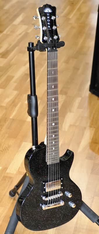 Luna AR-ELECT-BLK Aurora 3/4 Scale Black Sparkle image 1