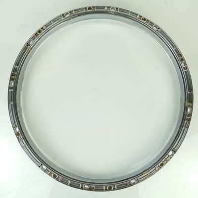 Ludwig 14"3lb 12Lug Twin-Channel Die-Cast Rim/Hoop Snare Drum Batter Coliseum80s image 9