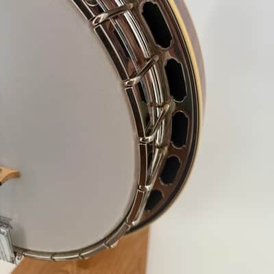 2005 Crafters of Tennessee Maple Classic 5-String Resonator Banjo, Curly Maple Flathead image 8