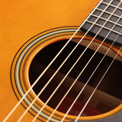 Yamaha FG5 Acoustic Guitar Gloss Natural image 8