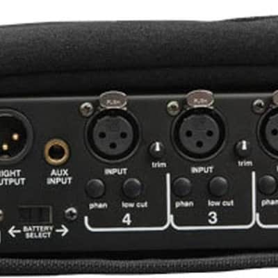 Rolls MX422 Field Mixer 4-channel with Meters and Tones image 2
