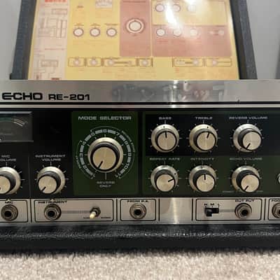 Roland RE-201 Space Echo Tape Delay / Reverb 1974 - 1988 - Black, 100V Japan image 2