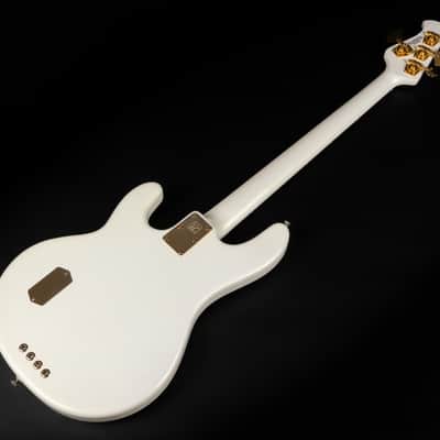 2012 Ernie Ball Music Man PDN Classic StingRay 4 - Gilded White | USA Limited Edition 1 / 200 Bass 4-String Matching Headstock & Neck Gold Hardware Active / Passive | OHSC image 12