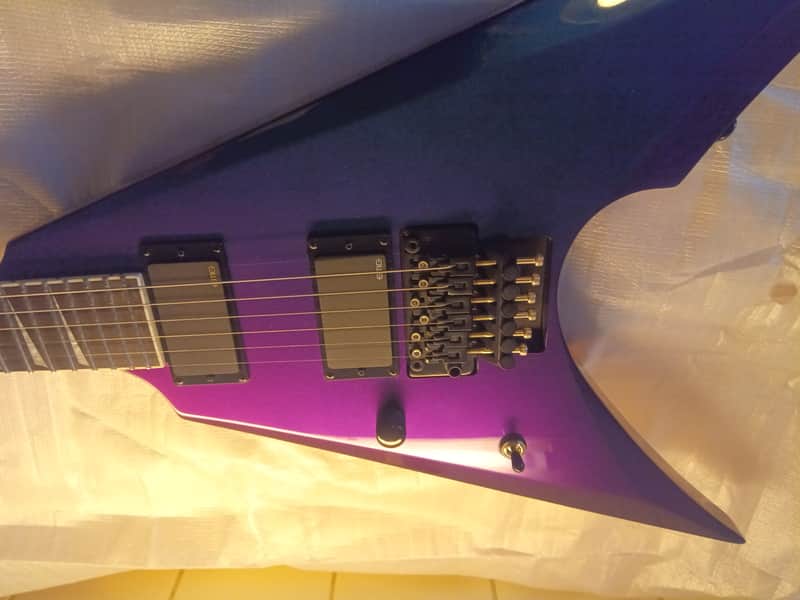 ESP LTD Arrow 1000 FR Violett Andromeda NOS MINT Korea ! Lefthand Linkshänder Discontinued image 1