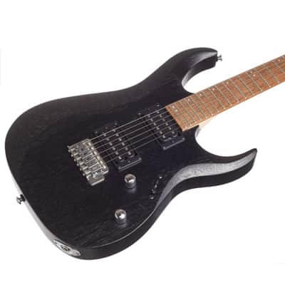 Cort X Series X100 Electric Guitar, Open Pore Black, X100OPBK image 2
