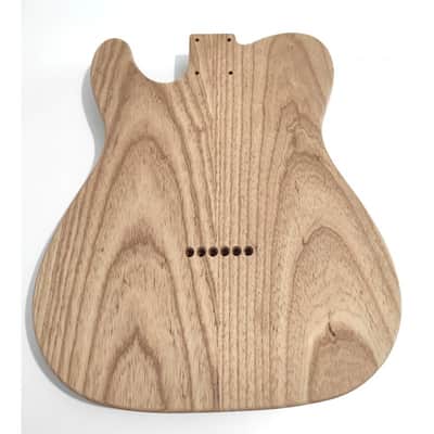 Unfinished 2 pcs Roasted Swamp ash Body Telecaster style, Light (-1,8kg / -3,9lb image 6