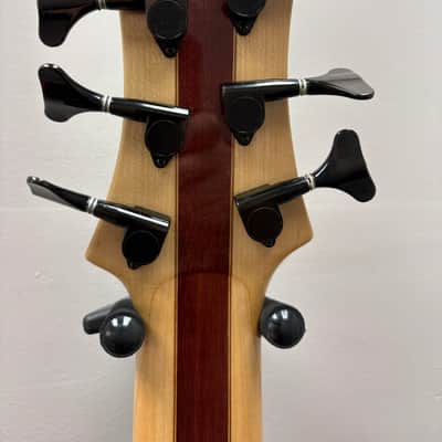 Roscoe SKB3006 Fretless Bass 2000s - Amber Burl image 11