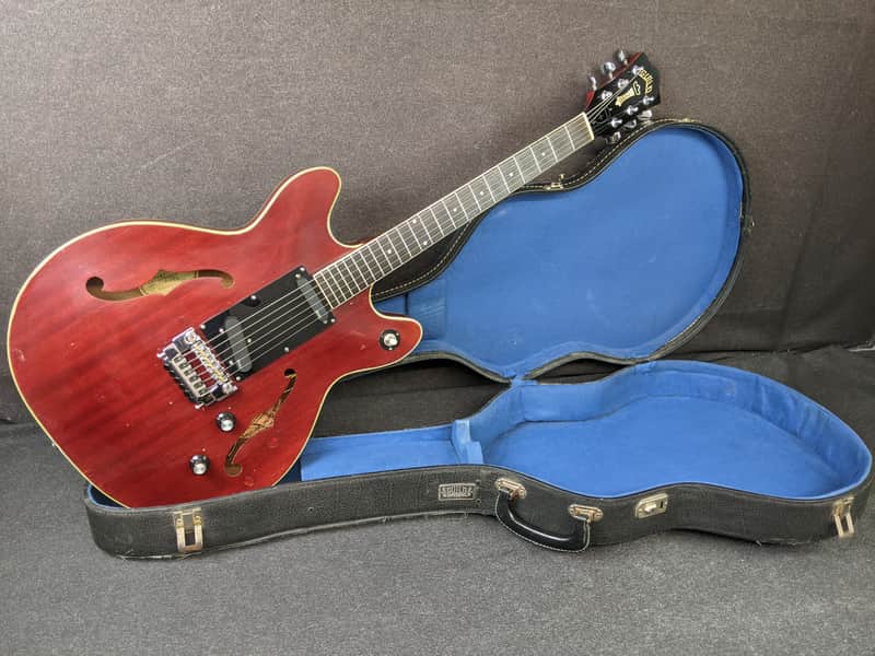 Vintage 1963 Guild Starfire IV Semi-Hollow Electric Guitar Red