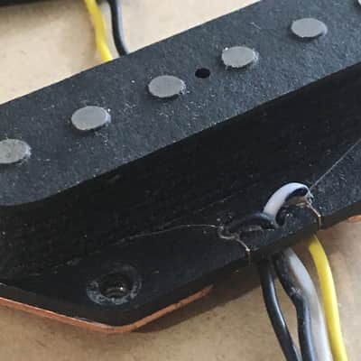 Fender Classic Vibe Squier Electric Guitar Pickups Custom Tele Neck Bridge Pups image 5
