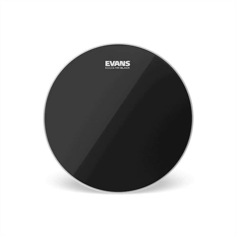 Evans TT10MXB MX Black Marching Tenor Drum Head 10 inch image 1