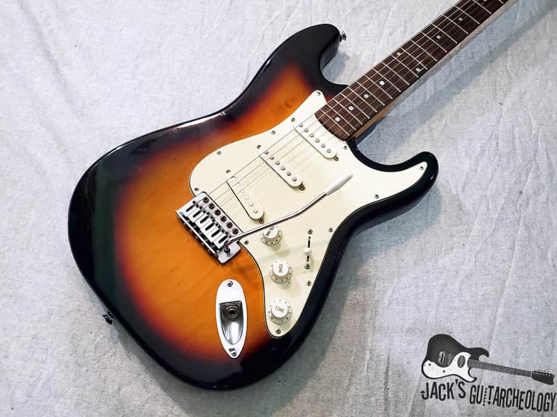 Hamer Slammer Strat Style Electric Guitar (1980s, Sunburst) | Reverb