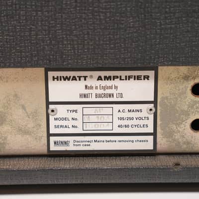 1976 Hiwatt Lead - 100 - OL103 image 4