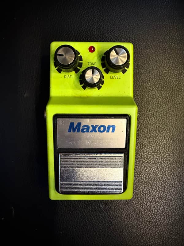 Maxon SD-9 Sonic Distortion 2010s - Neon Green image 1
