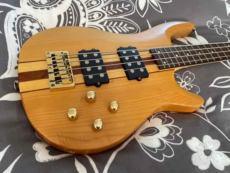 Neck-Through John Copley Nashville Bass Guitar Humbuckers Rare Vintage Unique Gorgeous Great Player