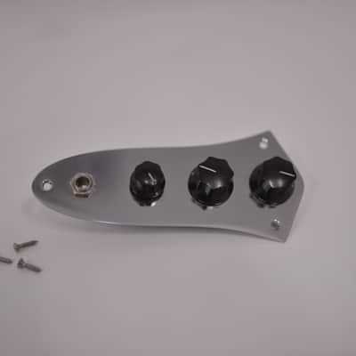 1973 Vintage Fender Jazz Bass Control Plate Pots Cap Knobs JBass Guitar 1970's Wiring Harness image 1