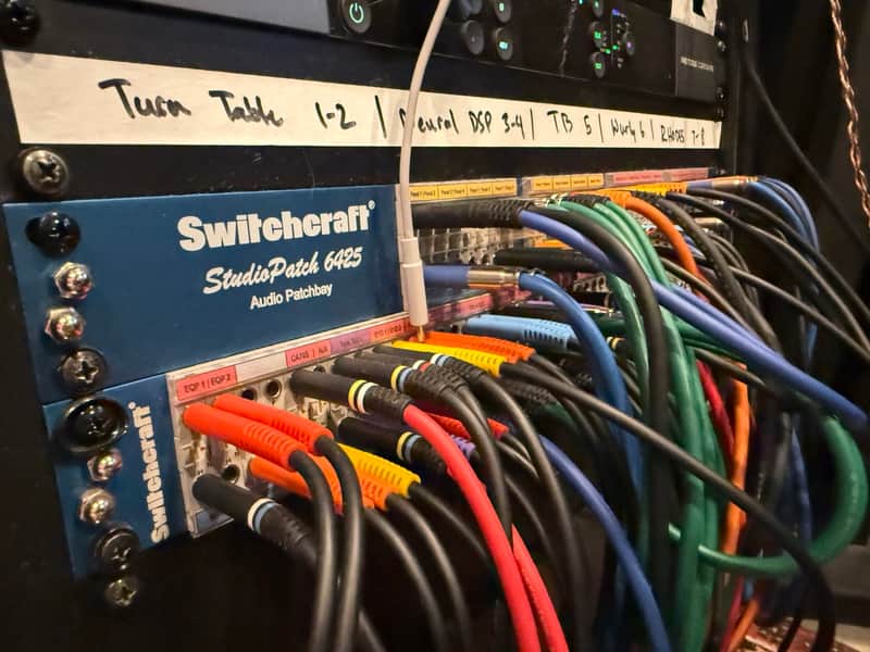 Switchcraft StudioPatch Series 6425 64-Point TT-DB25 Patchbay 2010s Blue image 1